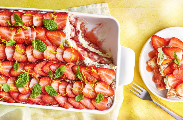 Strawberry tiramisu recipe